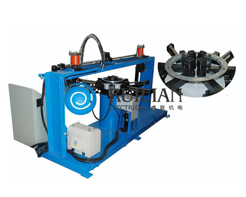 Επεξεργασία OD 100mm600mm Punching φλαντζών αεραγωγών μηχανή 10KVA